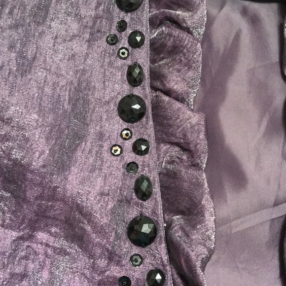 Purple Rayon Formal Jacket - Picture 2 of 5